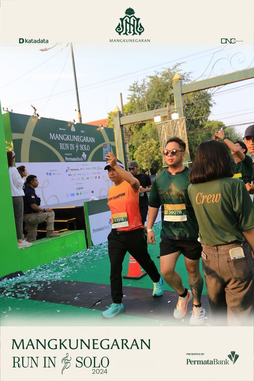 Race photo from Mangkunegaran Run 2024