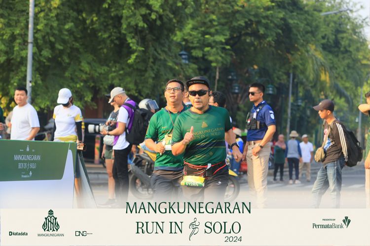 Race photo from Mangkunegaran Run 2024