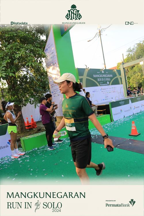 Race photo from Mangkunegaran Run 2024