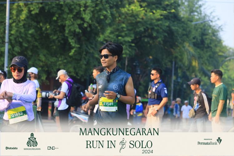 Race photo from Mangkunegaran Run 2024