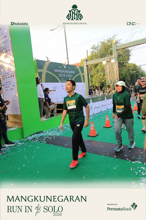 Race photo from Mangkunegaran Run 2024