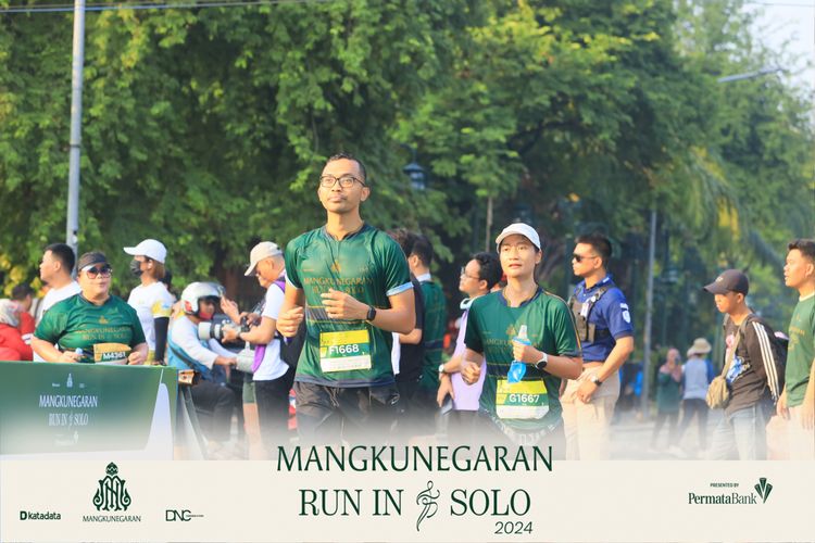 Race photo from Mangkunegaran Run 2024