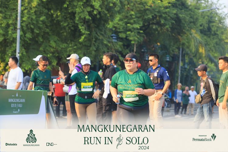 Race photo from Mangkunegaran Run 2024