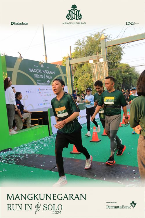 Race photo from Mangkunegaran Run 2024