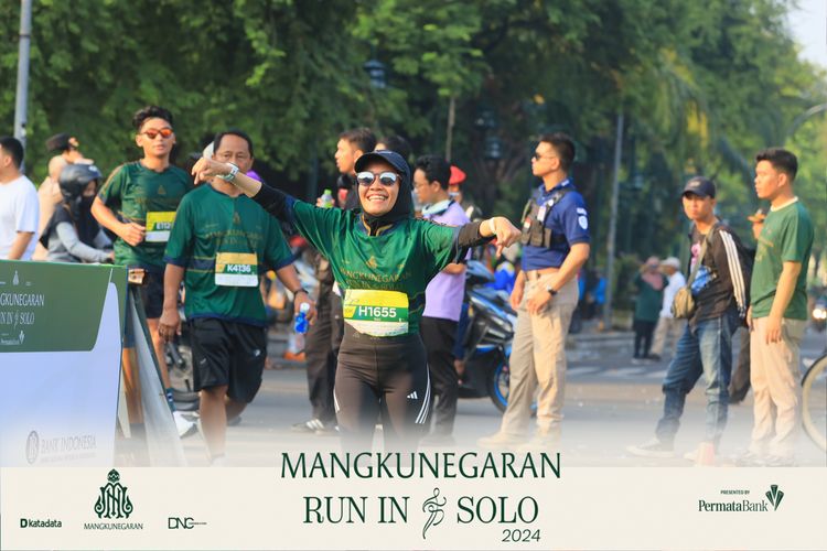 Race photo from Mangkunegaran Run 2024