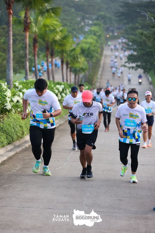 Race photo from Taman Budaya x BOGORUN 2025