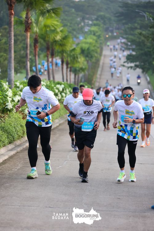 Race photo from Taman Budaya x BOGORUN 2025
