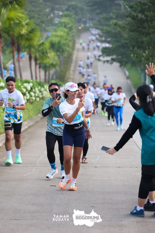 Race photo from Taman Budaya x BOGORUN 2025