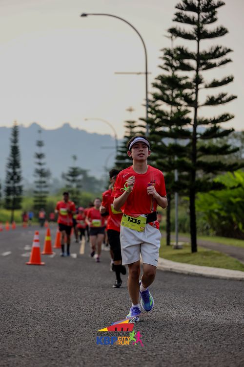 Race photo from CISANGKAN KBP CITY RUN 2025