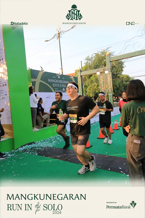 Race photo from Mangkunegaran Run 2024