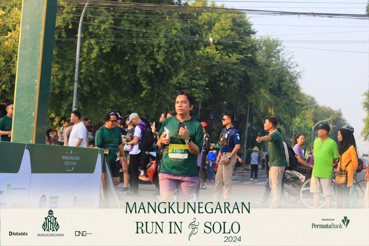Race photo from Mangkunegaran Run 2024