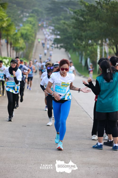 Race photo from Taman Budaya x BOGORUN 2025