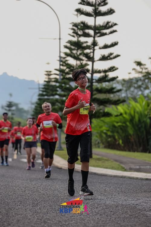 Race photo from CISANGKAN KBP CITY RUN 2025