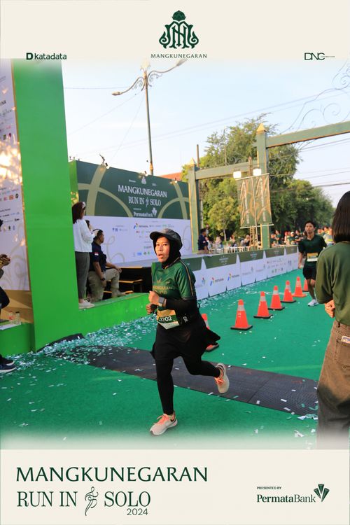 Race photo from Mangkunegaran Run 2024