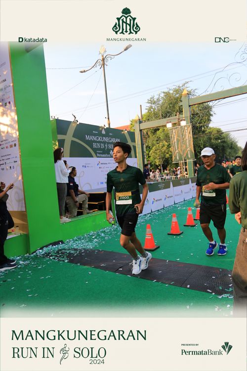 Race photo from Mangkunegaran Run 2024
