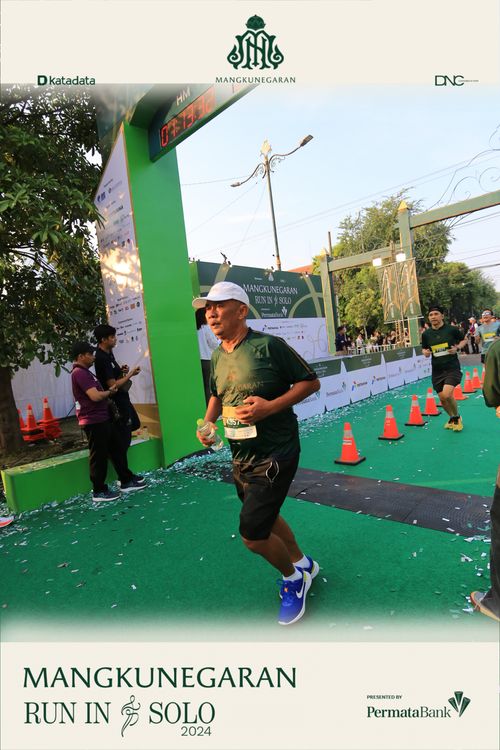 Race photo from Mangkunegaran Run 2024