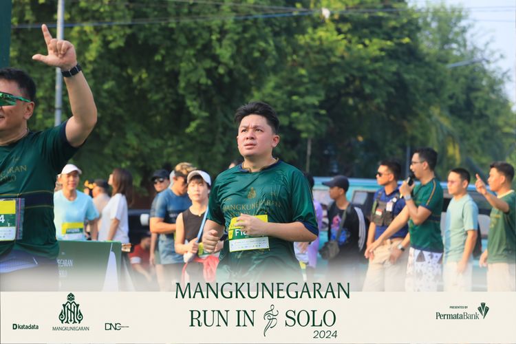 Race photo from Mangkunegaran Run 2024