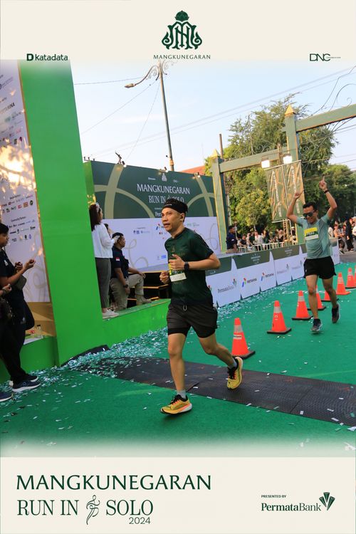 Race photo from Mangkunegaran Run 2024