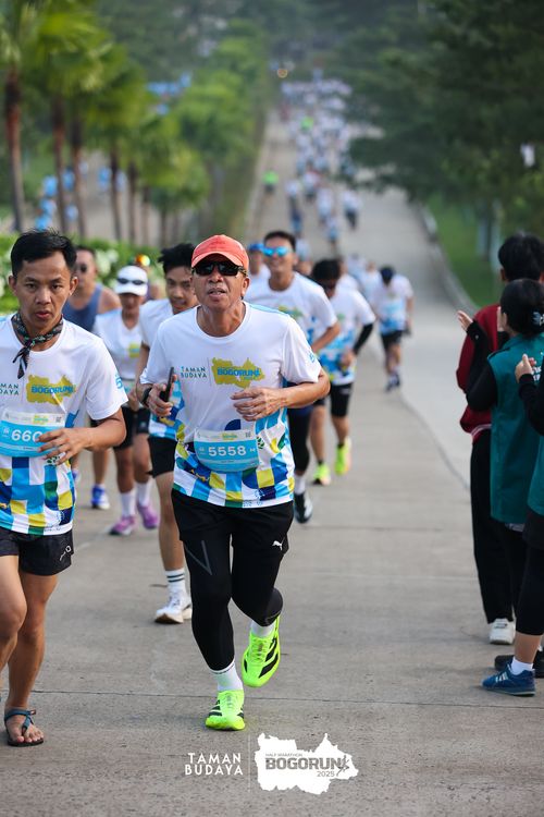 Race photo from Taman Budaya x BOGORUN 2025