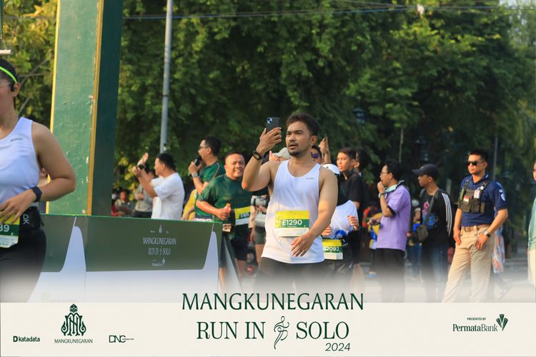 Race photo from Mangkunegaran Run 2024