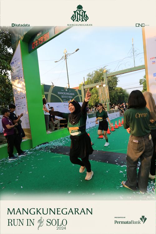 Race photo from Mangkunegaran Run 2024