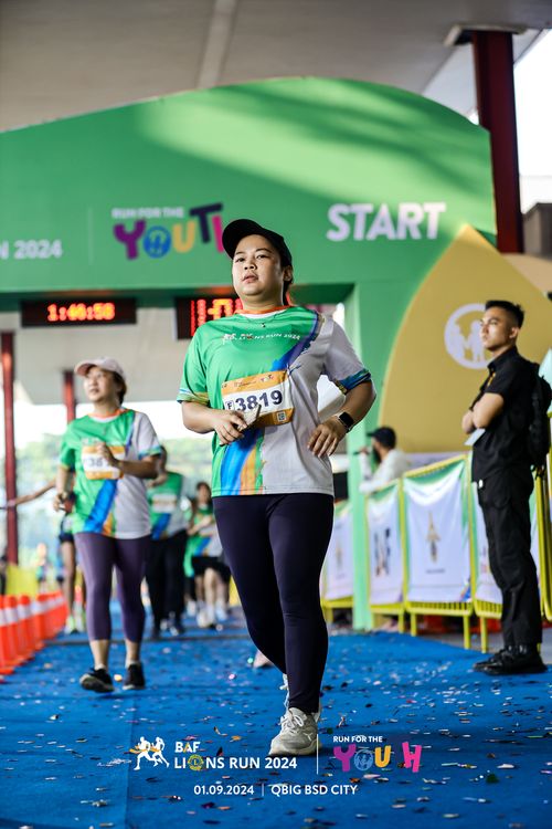 Race photo from BAF LIONS RUN 2024