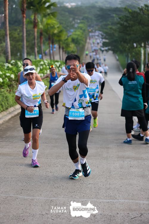 Race photo from Taman Budaya x BOGORUN 2025