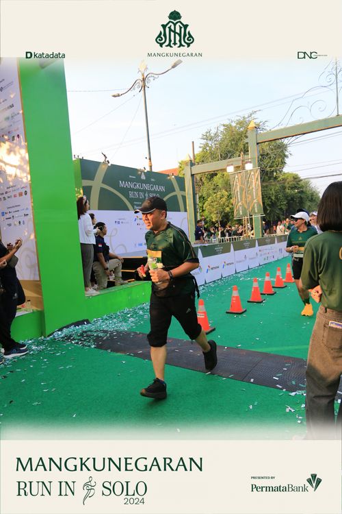 Race photo from Mangkunegaran Run 2024
