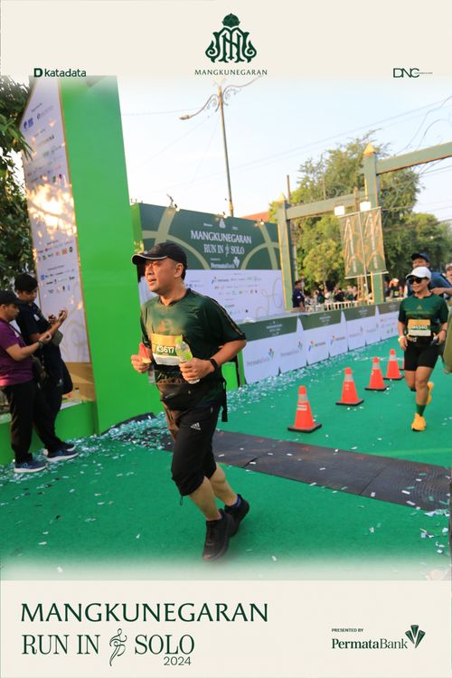 Race photo from Mangkunegaran Run 2024