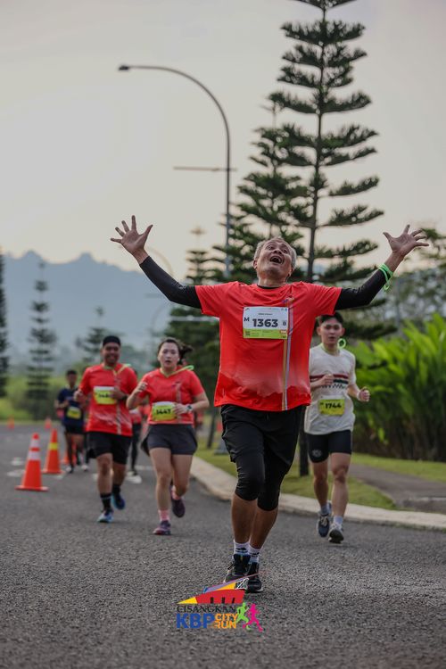 Race photo from CISANGKAN KBP CITY RUN 2025