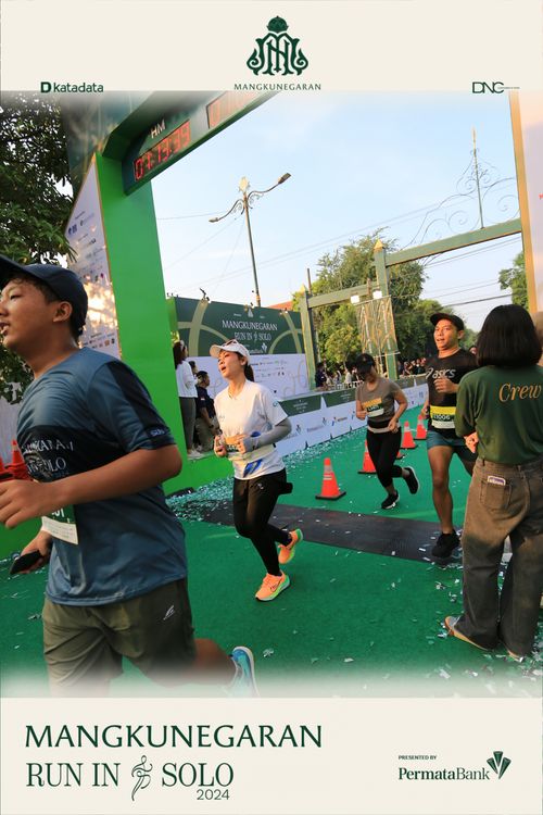 Race photo from Mangkunegaran Run 2024