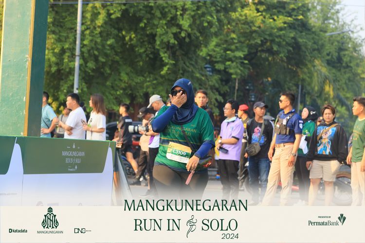 Race photo from Mangkunegaran Run 2024