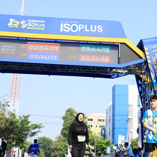 Race photo from SURABAYA ISOPLUS MARATHON 2026