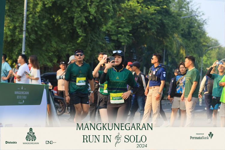 Race photo from Mangkunegaran Run 2024