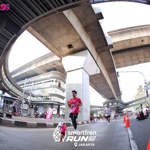 Race photo from SMARTFREN RUN 2026