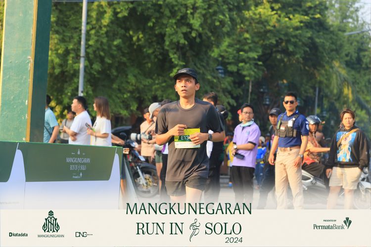 Race photo from Mangkunegaran Run 2024
