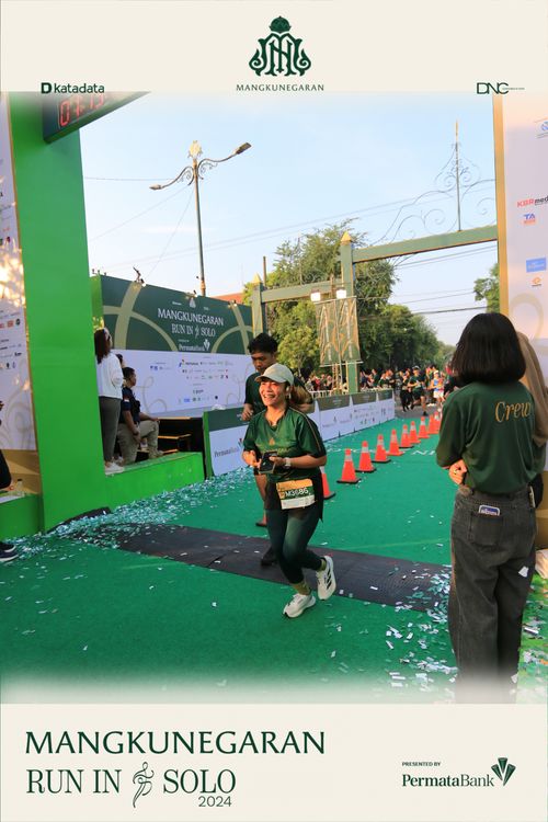 Race photo from Mangkunegaran Run 2024