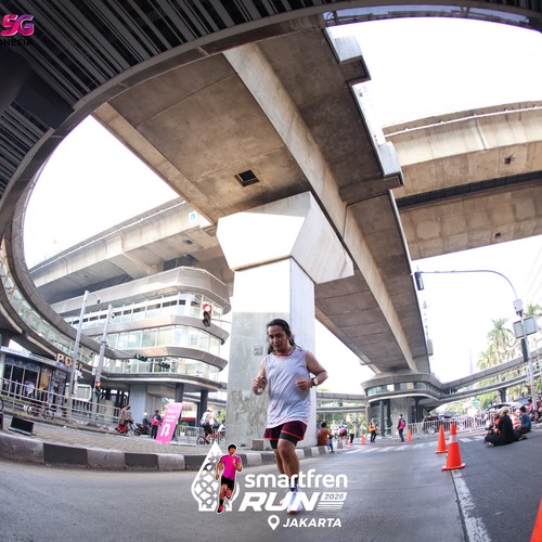 Race photo from SMARTFREN RUN 2026