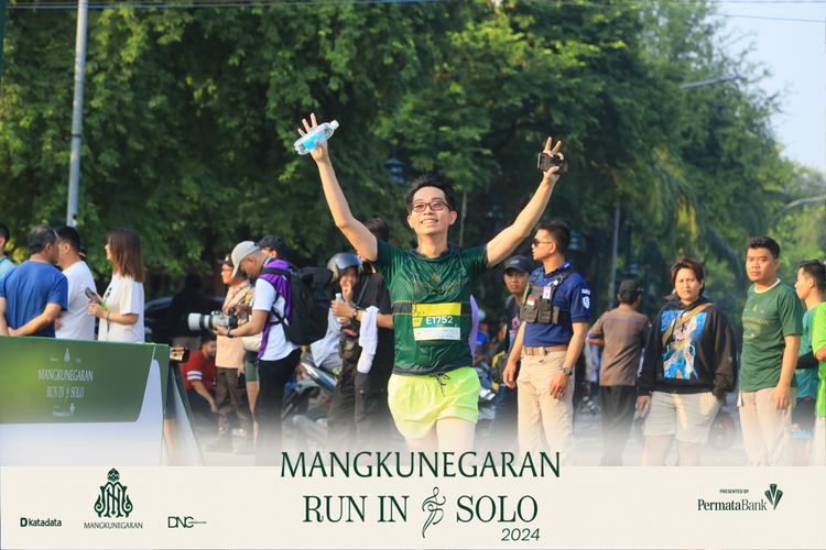 Race photo from Mangkunegaran Run 2024