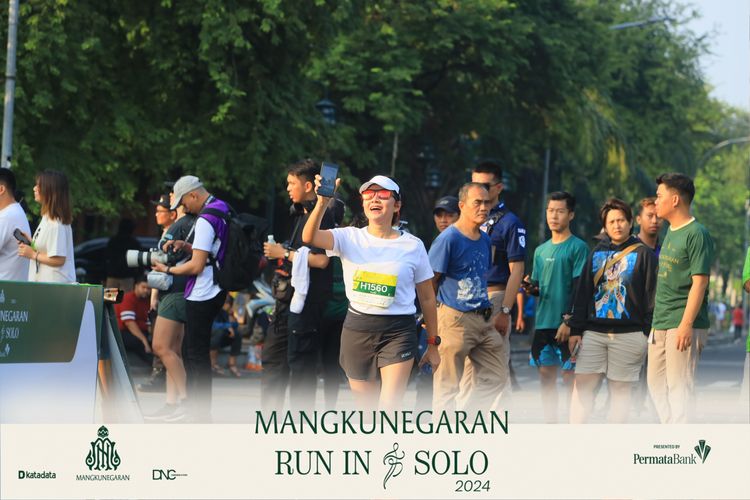 Race photo from Mangkunegaran Run 2024