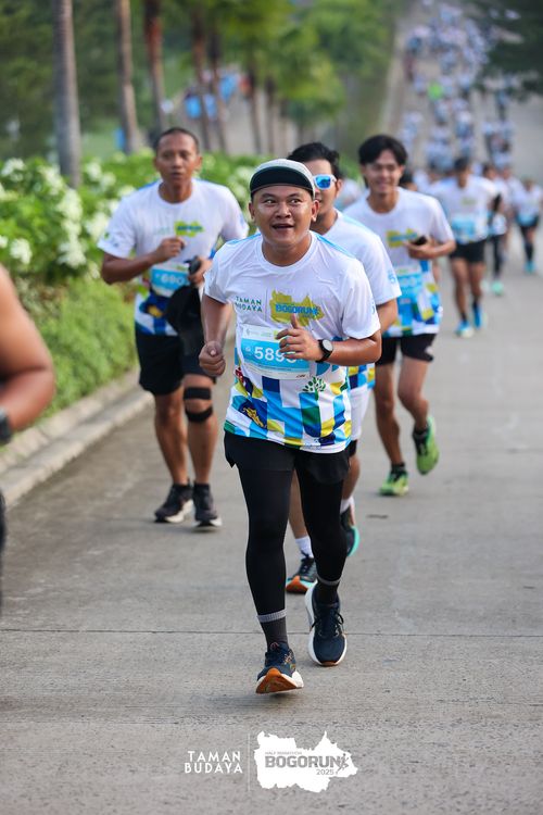 Race photo from Taman Budaya x BOGORUN 2025