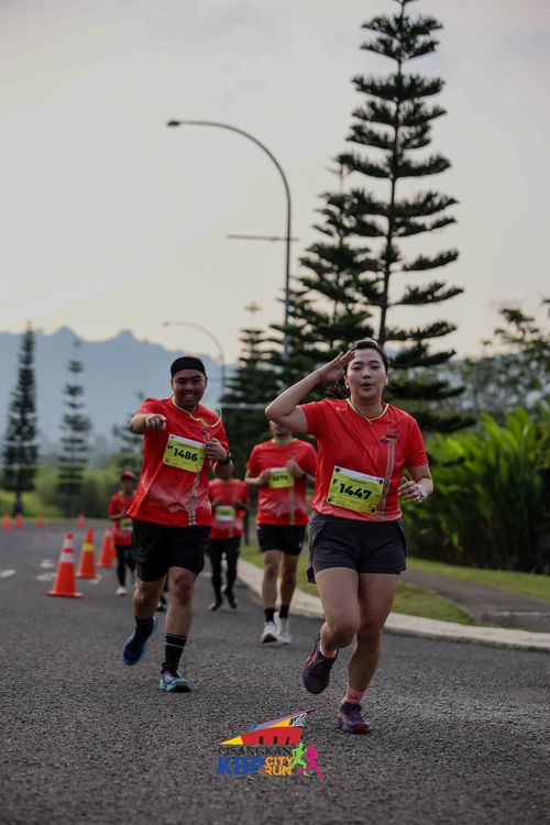 Race photo from CISANGKAN KBP CITY RUN 2025