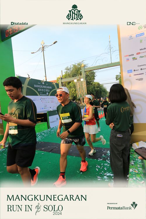 Race photo from Mangkunegaran Run 2024