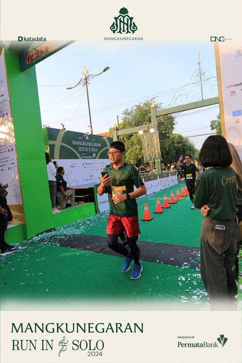 Race photo from Mangkunegaran Run 2024