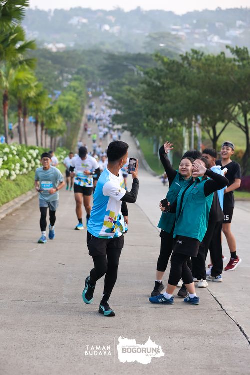 Race photo from Taman Budaya x BOGORUN 2025