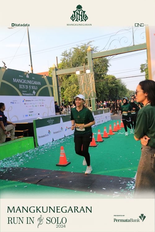 Race photo from Mangkunegaran Run 2024