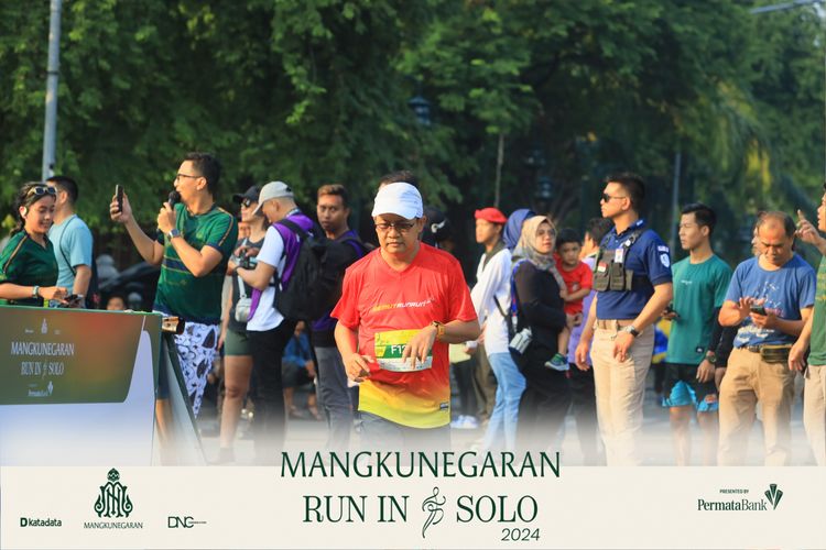 Race photo from Mangkunegaran Run 2024
