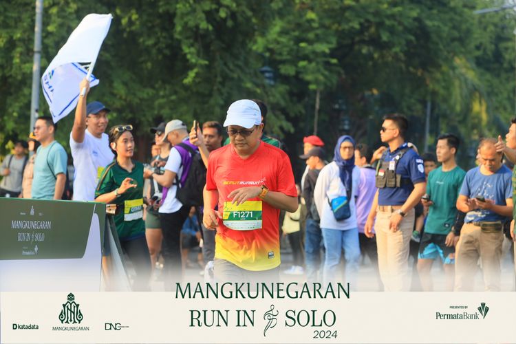 Race photo from Mangkunegaran Run 2024