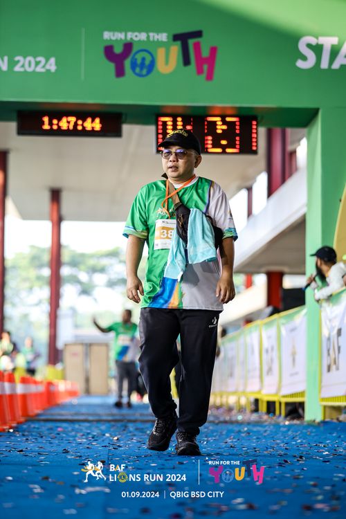 Race photo from BAF LIONS RUN 2024