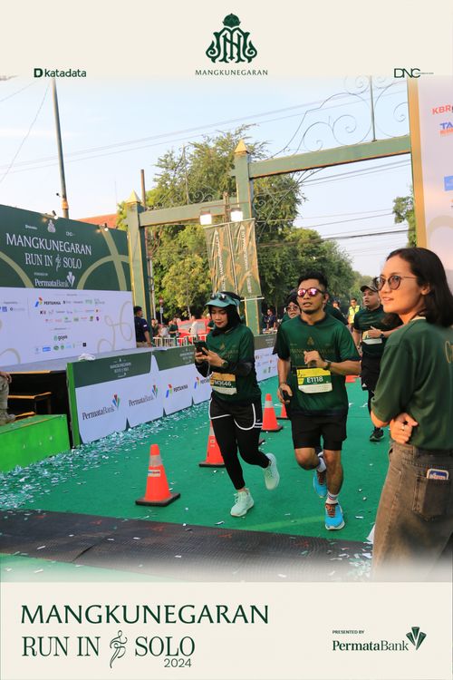 Race photo from Mangkunegaran Run 2024